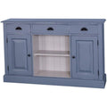 Sideboard in Weiss und Blau