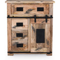 Sideboard aus Metall und Mangoholz