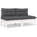 Sofa aus Kiefernholz in Weiss
