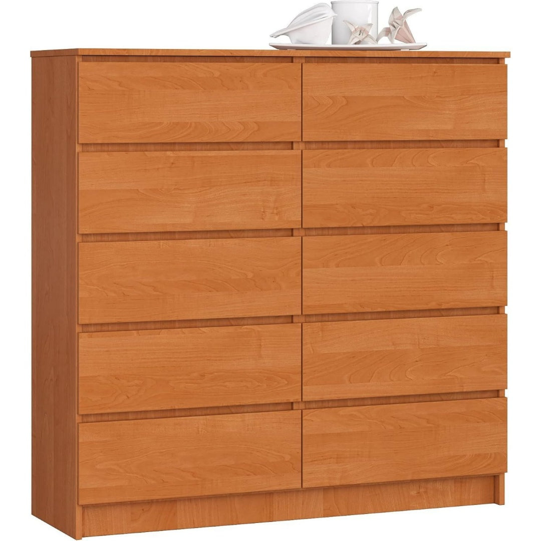 Sideboard aus Kunststoff zeigt beschichtete Flaechen