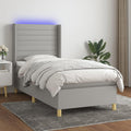 LED Beleuchtung praegt die Gestaltung von dem Boxspringbett