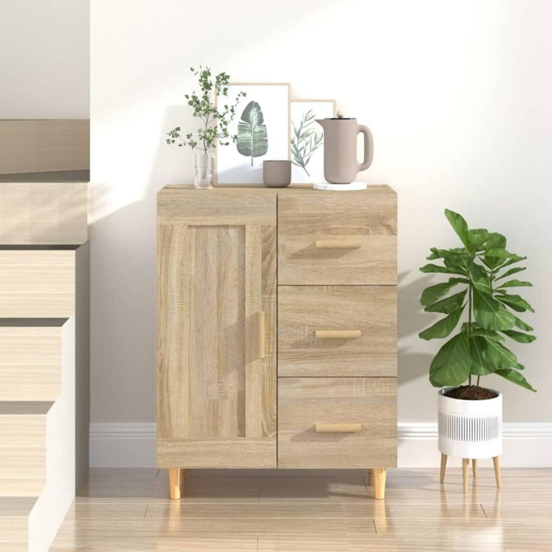 Sideboard aus Holzwerkstoff mit Schubladen in Eichenbraun