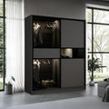 Kleiderschrank in Anthrazit