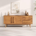 Sideboard verbindet verstellbare Ablagen und 3 Schubladen