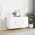 Hochschrank aus Samt und Holzwerkstoff mit einem Metallgestell