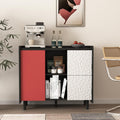 Sideboard mit 2 Schubladen, offenen Ablagen und geschlossenem Stauraum