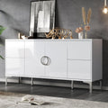 Sideboard mit grifflosen Fronten und 4 Schubladen