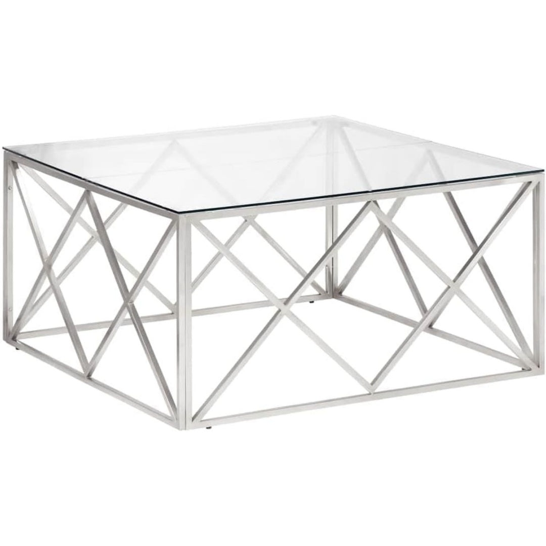 Couchtisch in Silber