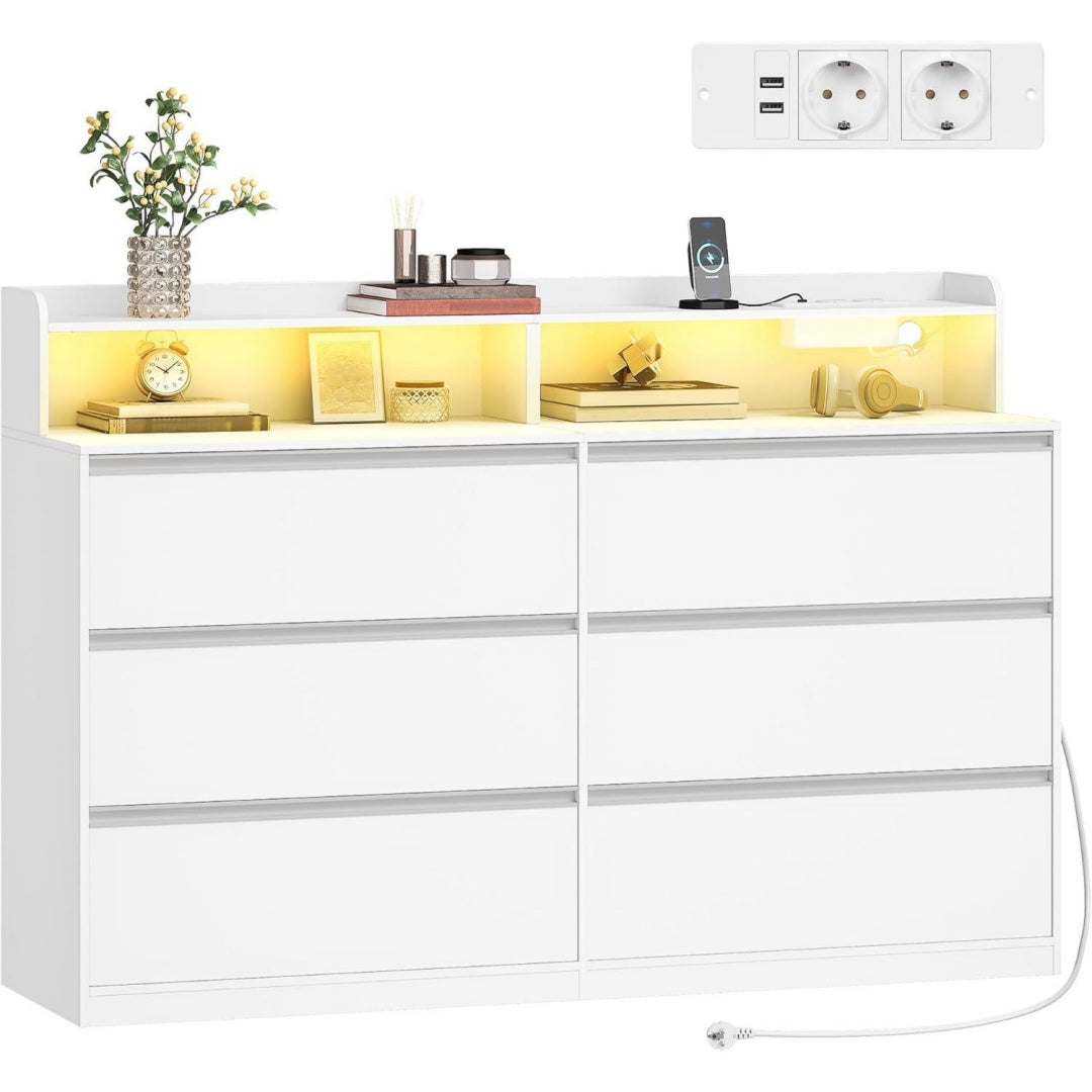 Sideboard mit Schubladen und LED Beleuchtung