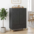 Sideboard in Schwarz mit einer Schublade